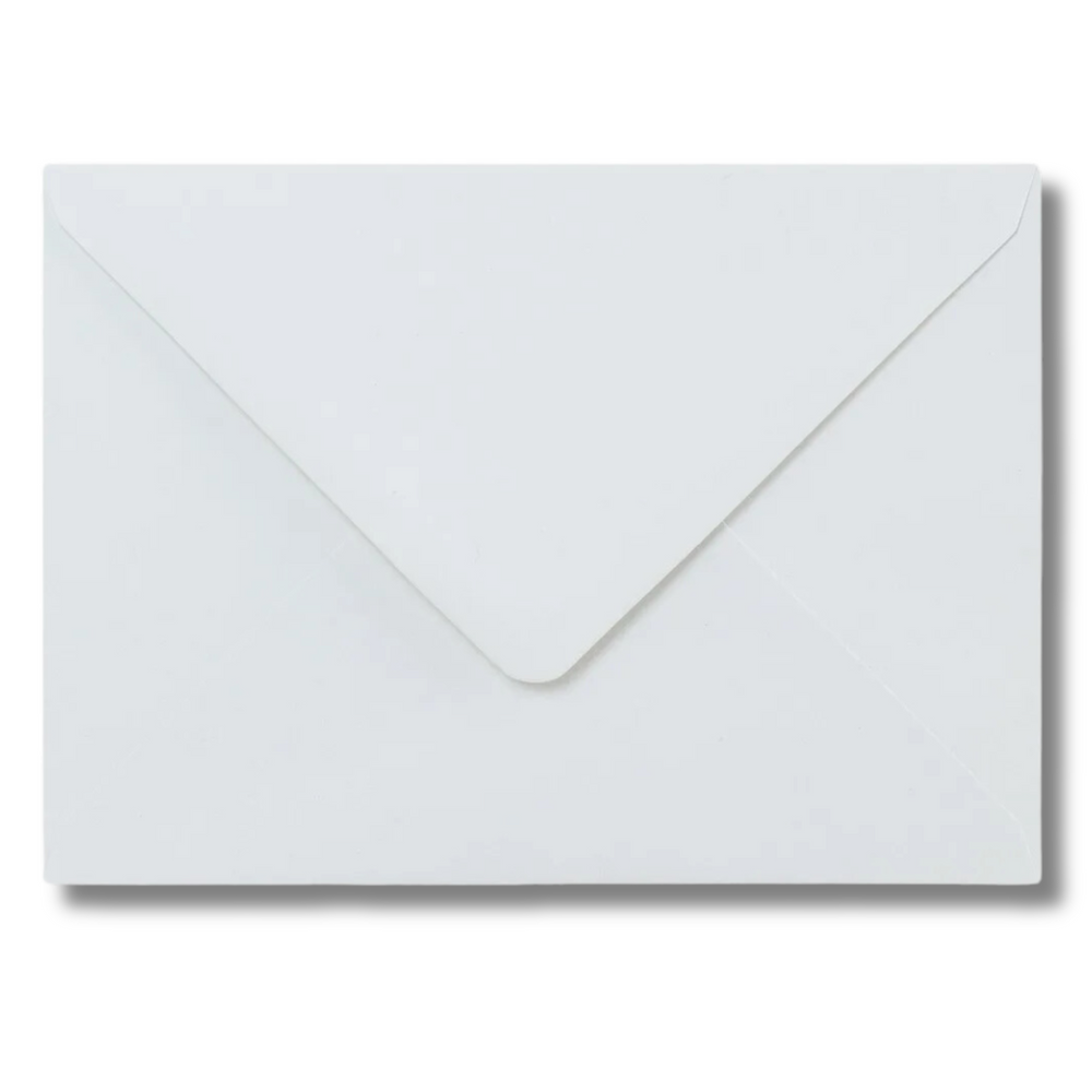 1000 White 5"x7" Envelopes 100gsm Diamond Flap Greeting Card Invitation Full Box