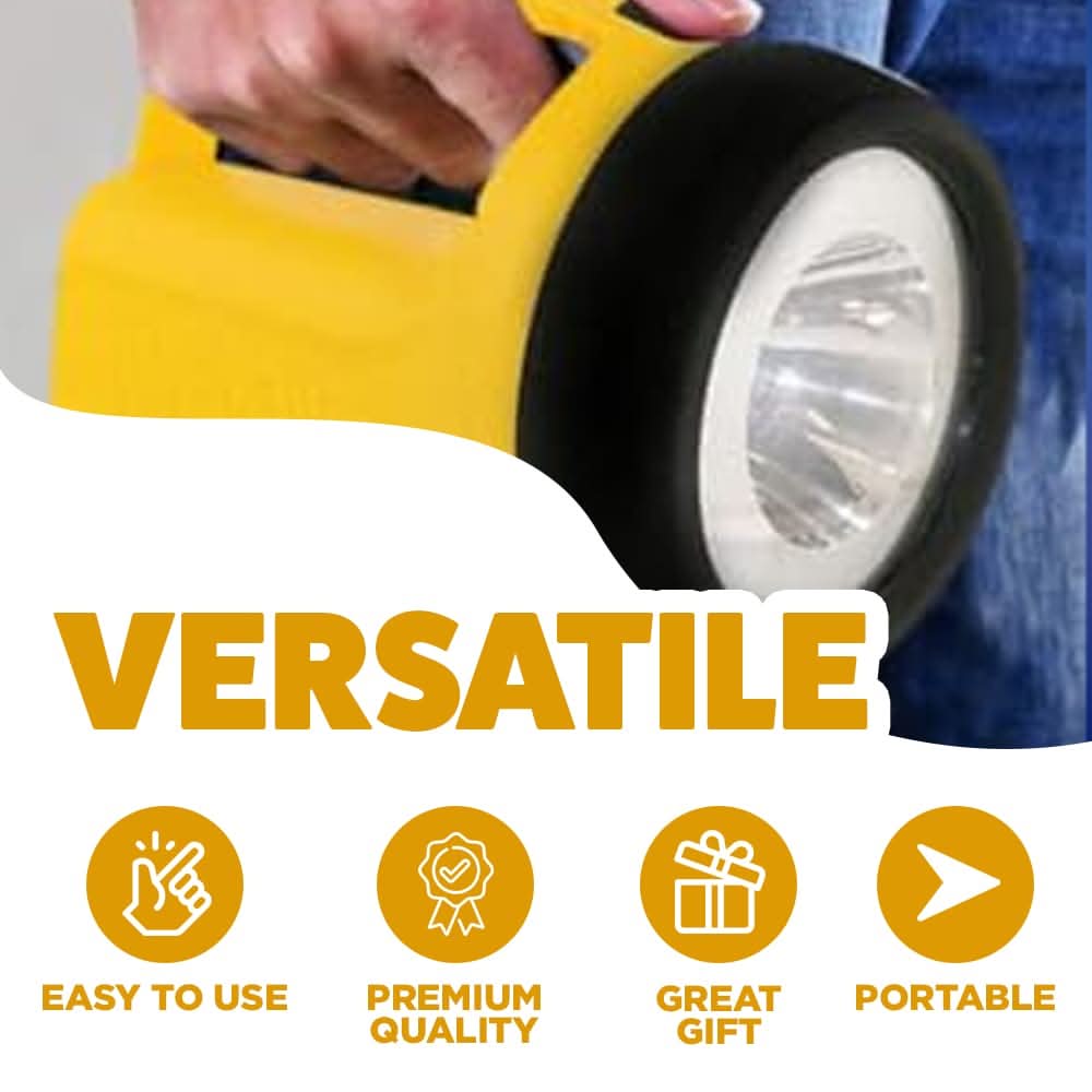 Bright 1W COB and 3W LED Torch Lantern with Carry Handle 120 Lumens