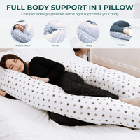 12 Ft Maternity Pillow And Case - Coffee