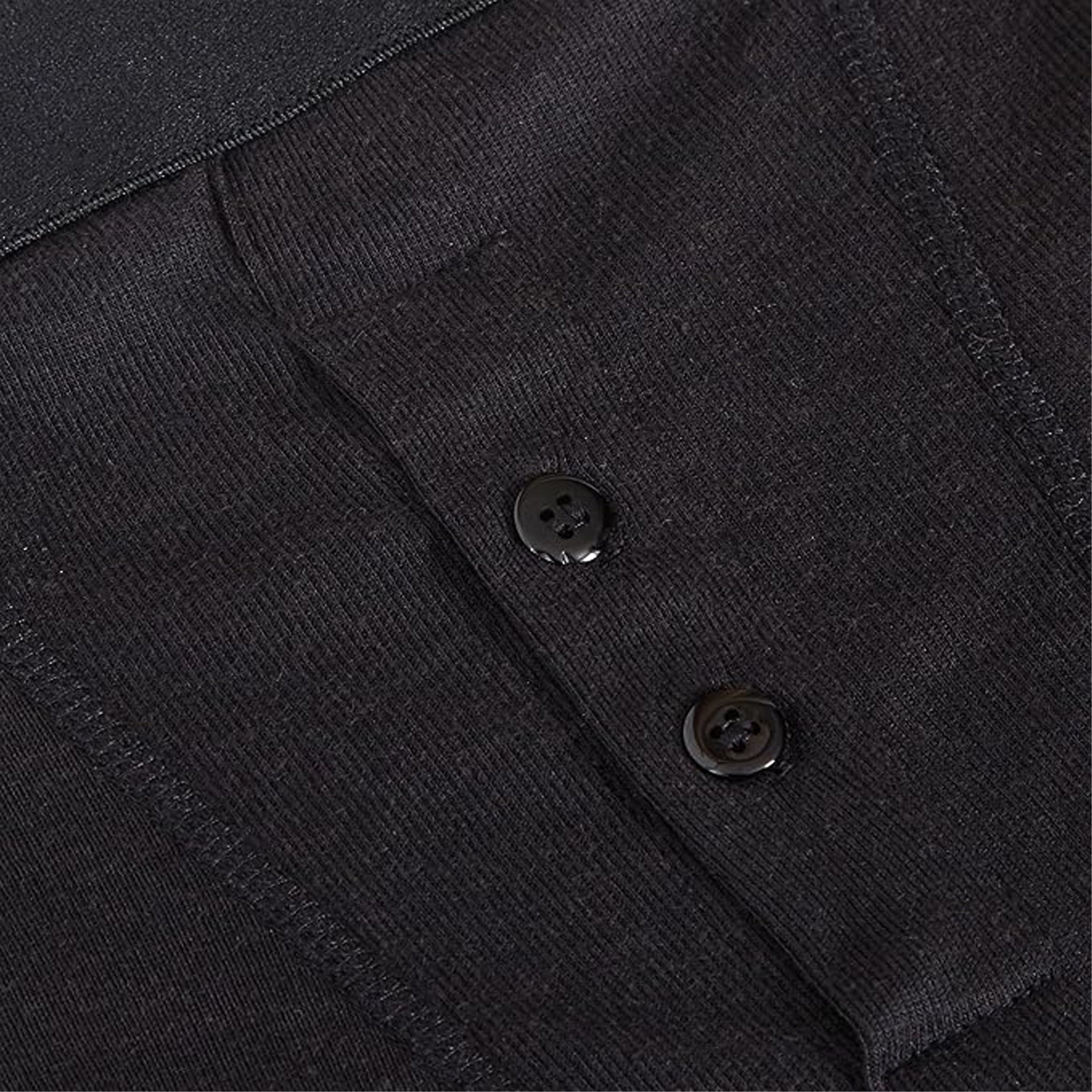 6 Pairs Mens Black Boxer Short Ribbed Boxers Cotton Stretch Boxershorts Underwear MB09 by Sock Stack