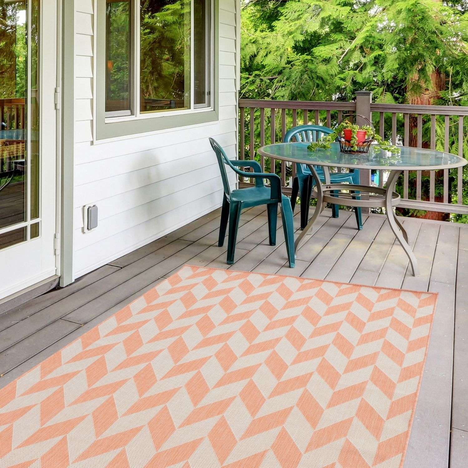 Ecology Outdoor Rug Orange | 600Or