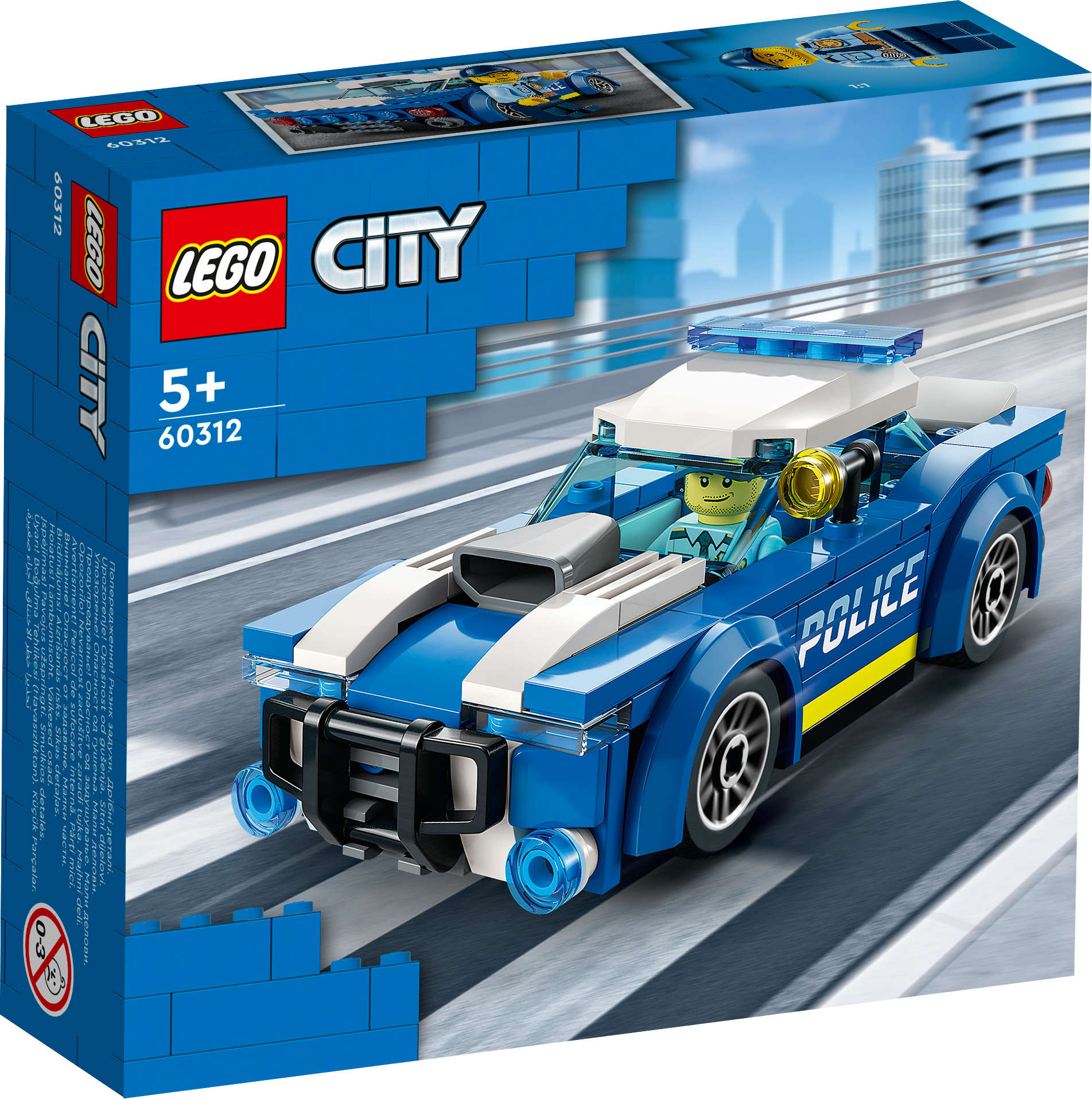 Lego City 60312 Police Car Buildable Toy Playset for Ages 5 and Up