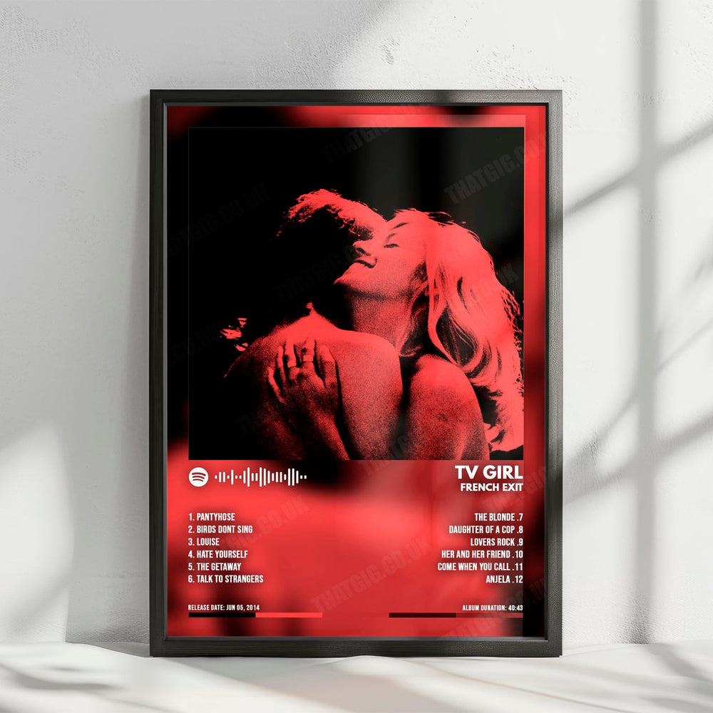 TV Girl "French Exit" Album Cover Poster - with Complete Tracklist