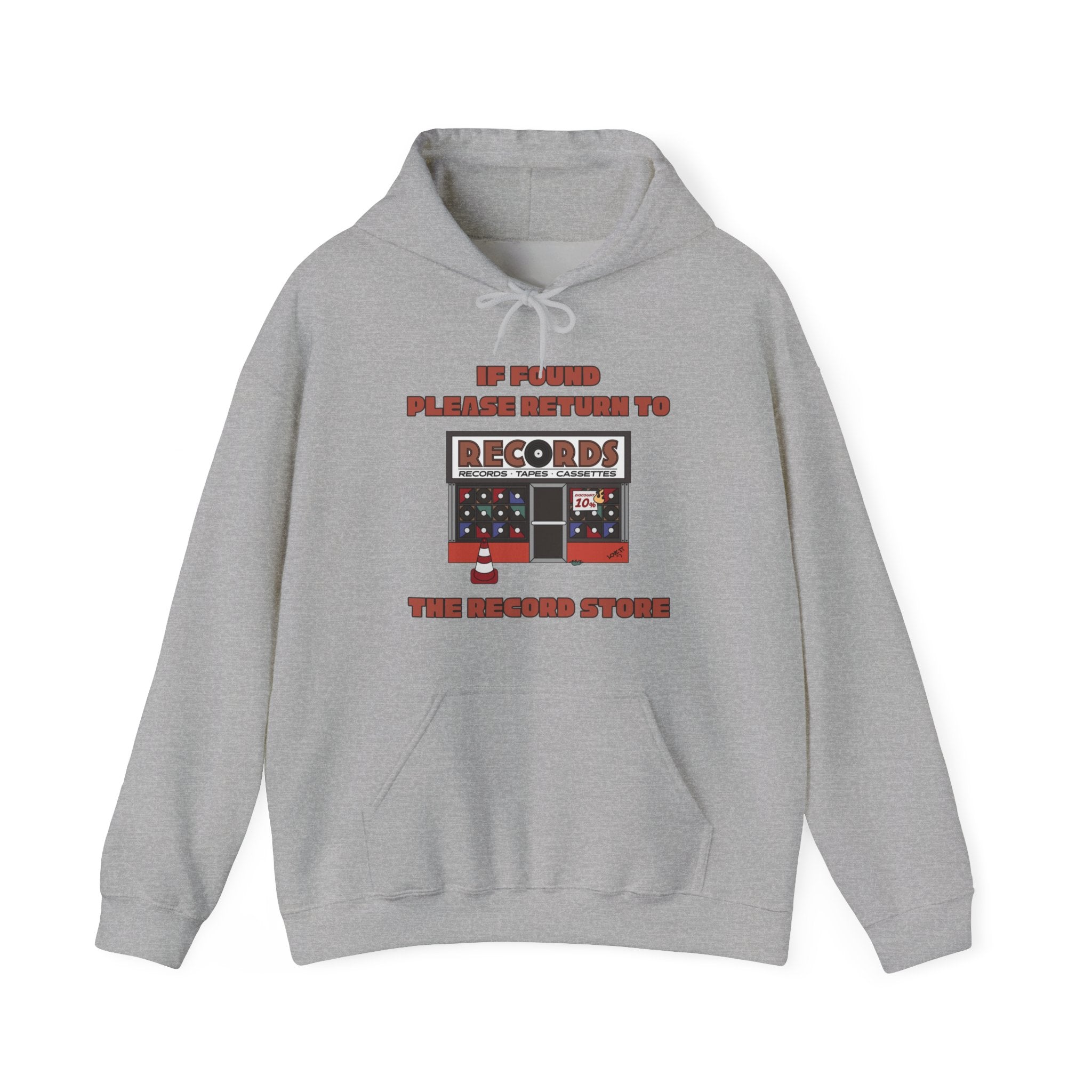 'If Found, Please Return to the Record Store' Men's Hoodie