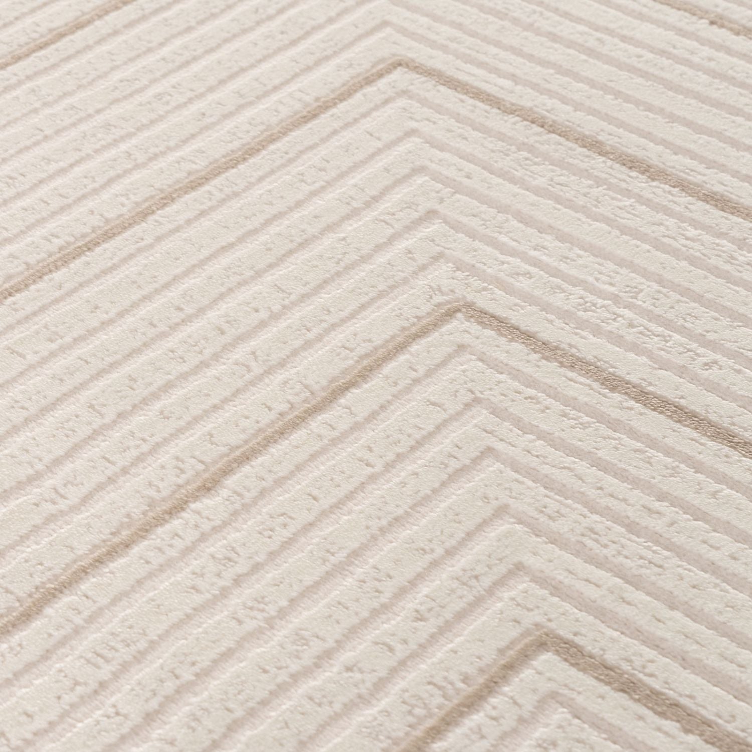 Carmel Cream-Beige Geometric Area Rug for Stylish Homes