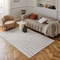 Carmel Cream-Terra Geometric Rug | 6040