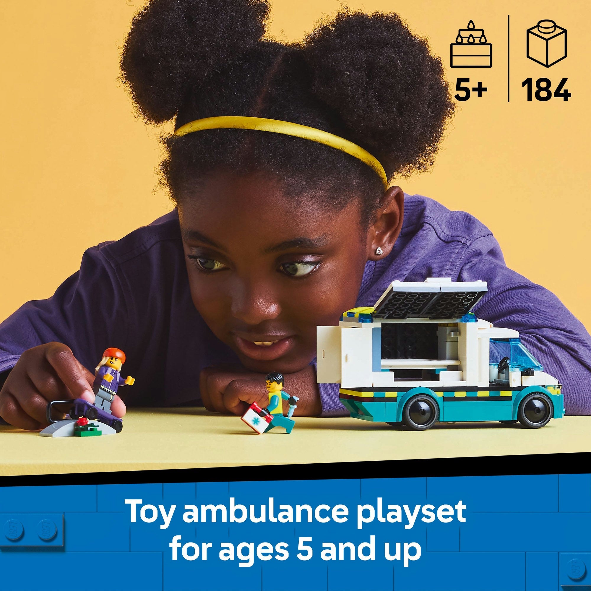 Lego City 60451 Emergency Ambulance Playset for Ages 5 and Up