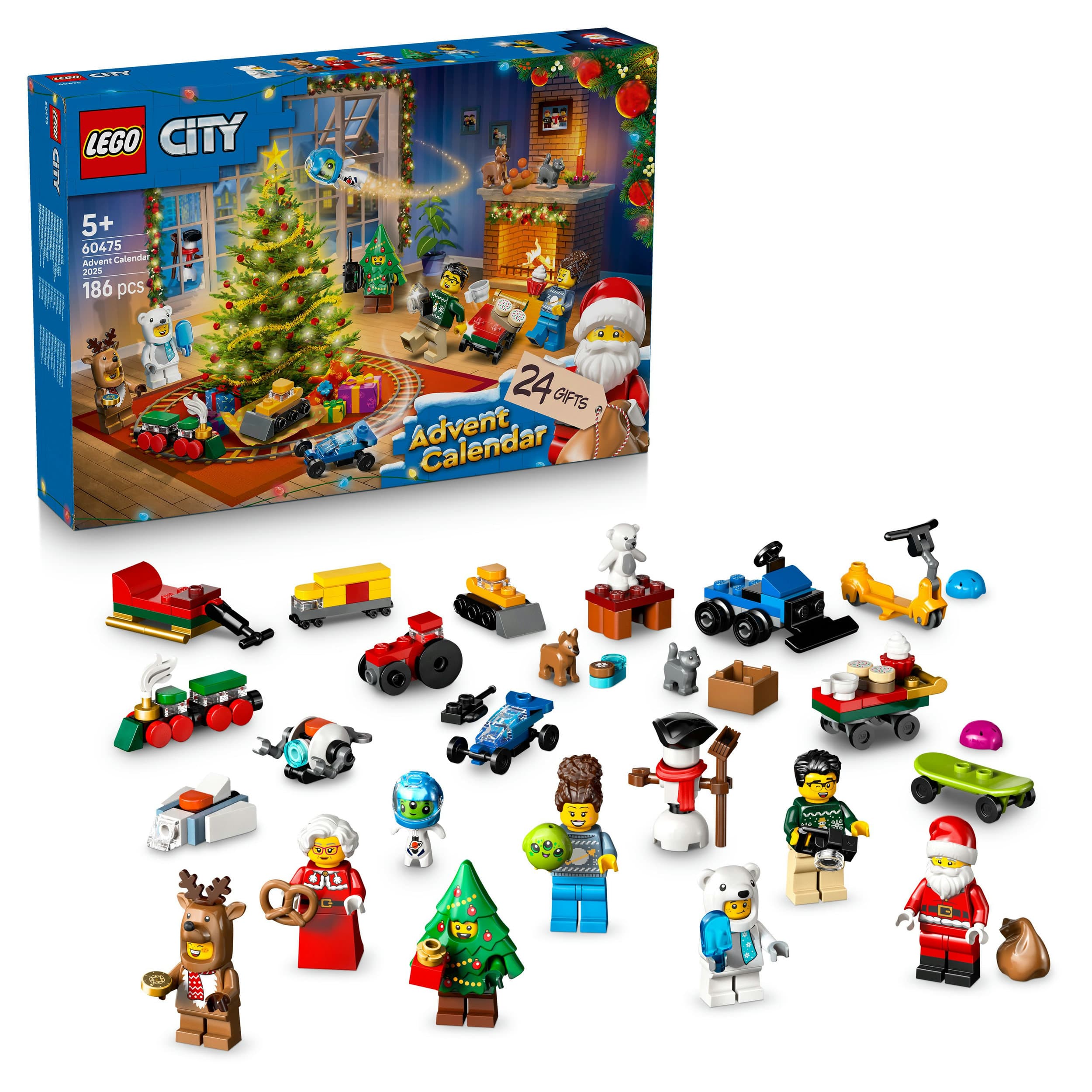 Lego City 60475 Christmas Advent Calendar 2025 Set for Ages 5 and Up