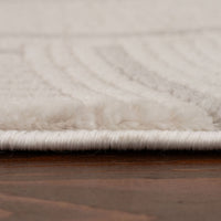 Carmel Cream-Grey Geometric Rug - Stylish Comfort for Every Room