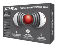 TaylorMade Golf 2024 TP5x Golf Balls One Dozen