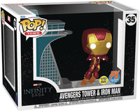 Funko Pop! Town: Avengers: Age of Ultron - Avengers Tower with Iron Man (Glow-in-The-Dark) PX Vinyl Figure