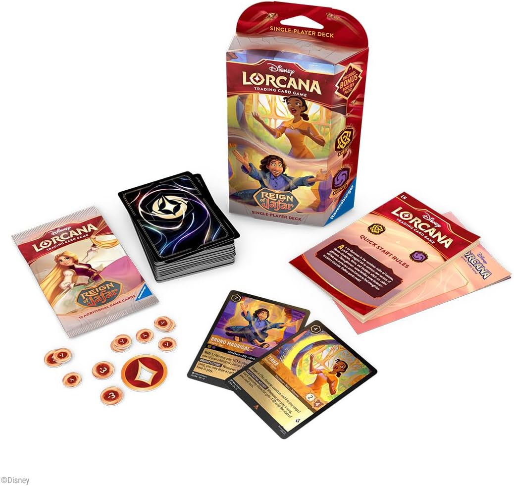 Disney Lorcana Trading Card Game - Reign of Jafar Starter Deck - Set 8