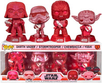 Funko Pop! Star Wars: Valentines - Yoda - 4 Pack - Diamond Glitter