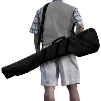 BIG TEETH Golf Carry Bag Lightweight Travel Bag Case Golf Club Sunday Bag Waterproof Multi Colors (Black)