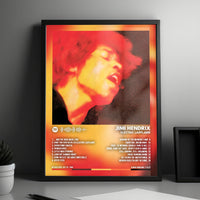 Jimi Hendrix "Electric Ladyland" Album Cover Poster - with Complete Tracklist