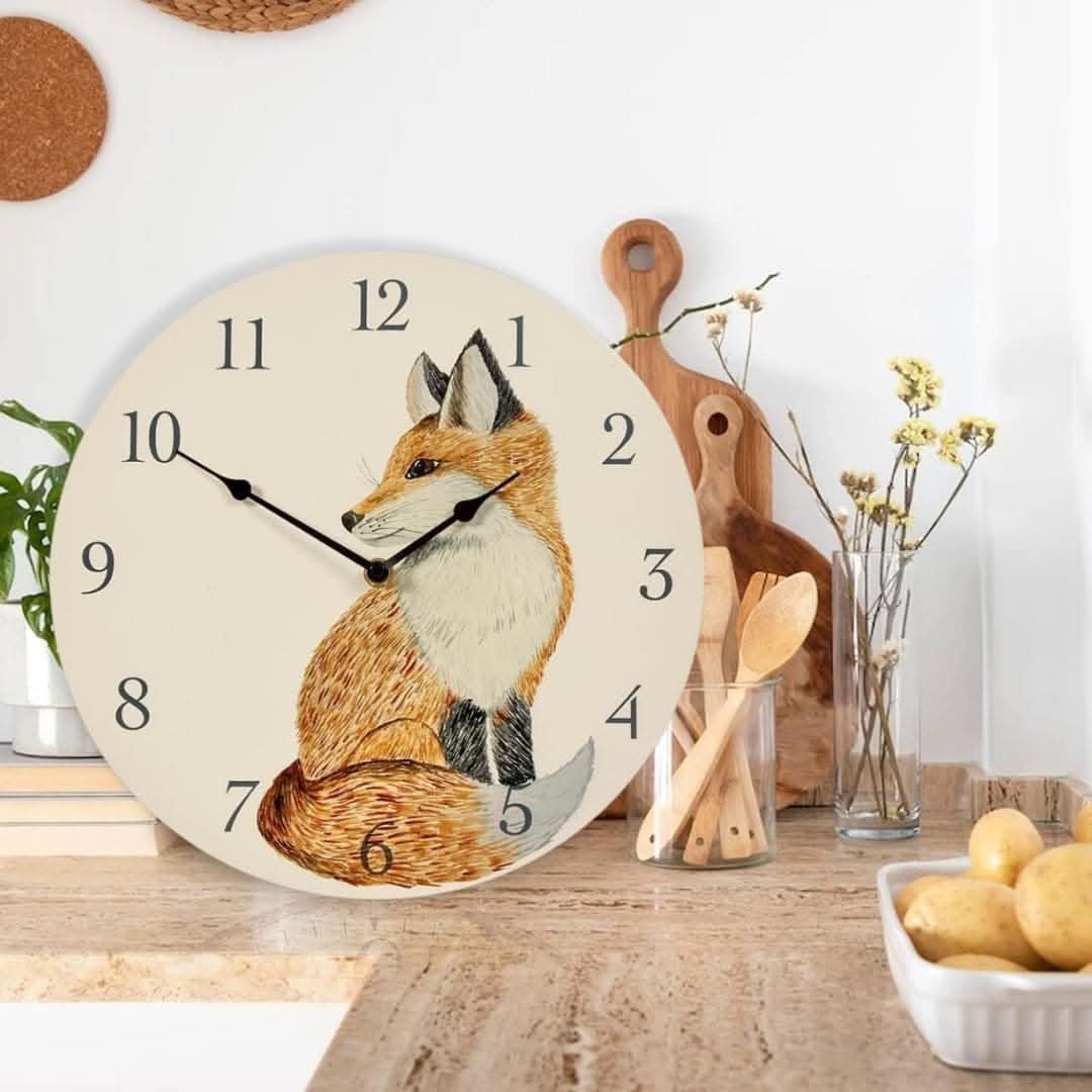 Fox Wall Clock