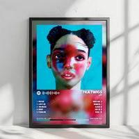 FKA twigs "LP1" Album Cover Poster - with Complete Tracklist