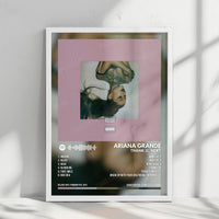 Ariana Grande "Thank U, Next" Album Cover Poster - with Complete Tracklist