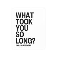 Courteeners - What Took You So Long? (White + Black)