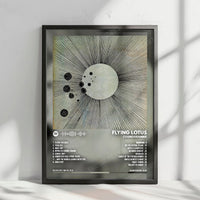 Flying Lotus "Cosmogramma" Album Cover Poster - with Complete Tracklist