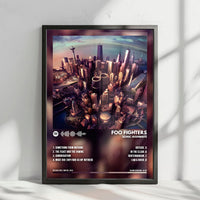Foo Fighters "Sonic Highways" Album Cover Poster - with Complete Tracklist