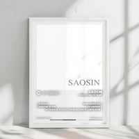 Saosin "Translating The Name" Album Cover Poster - with Complete Tracklist