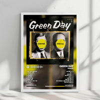 Green Day "Nimrod" Album Cover Poster - with Complete Tracklist