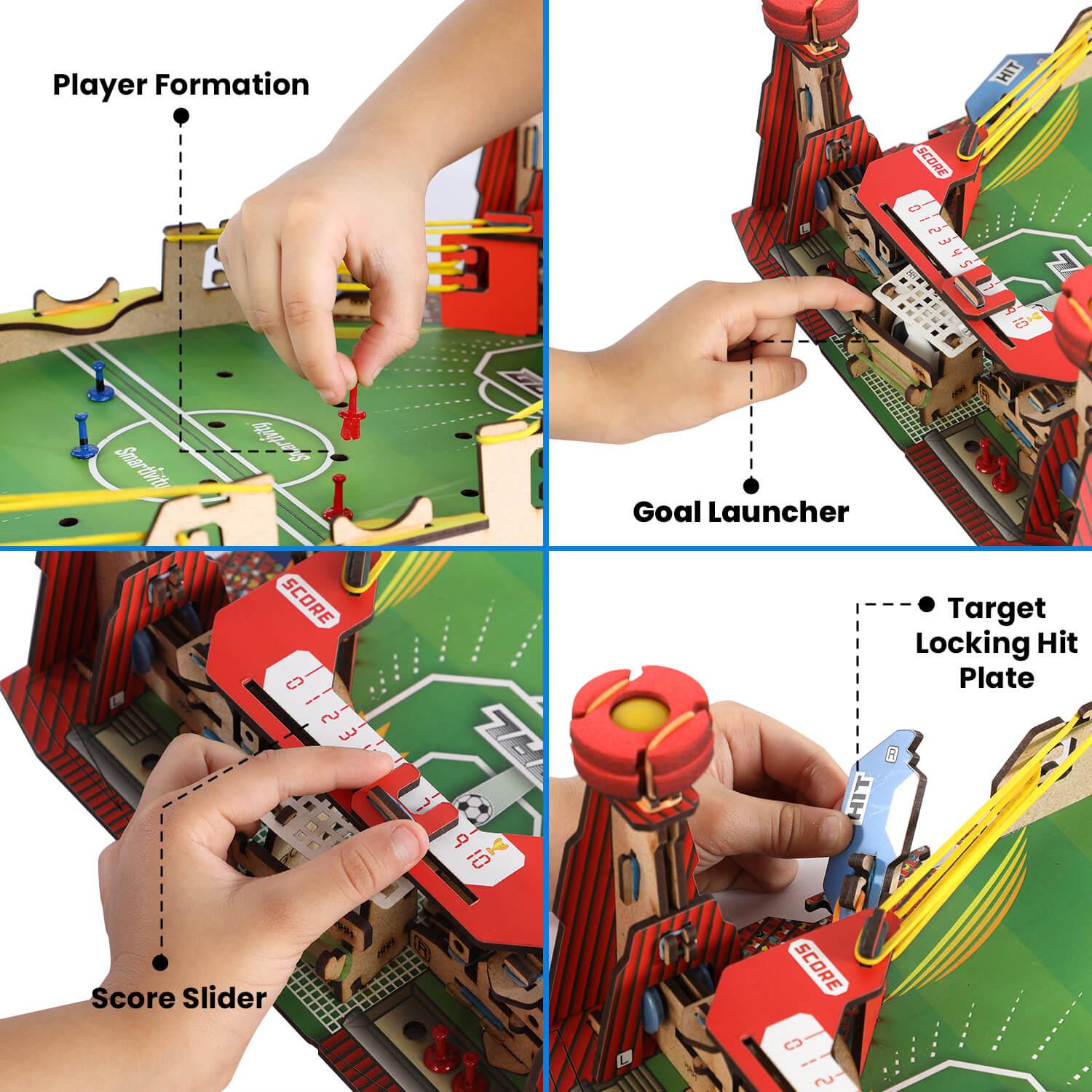 Smartivity Mini Football | Build-It-Yourself Multiplayer STEAM Board Game