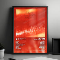 The Cure "Kiss Me, Kiss Me, Kiss Me" Album Cover Poster - with Complete Tracklist