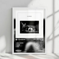 Joy Division "Closer" Album Cover Poster - with Complete Tracklist