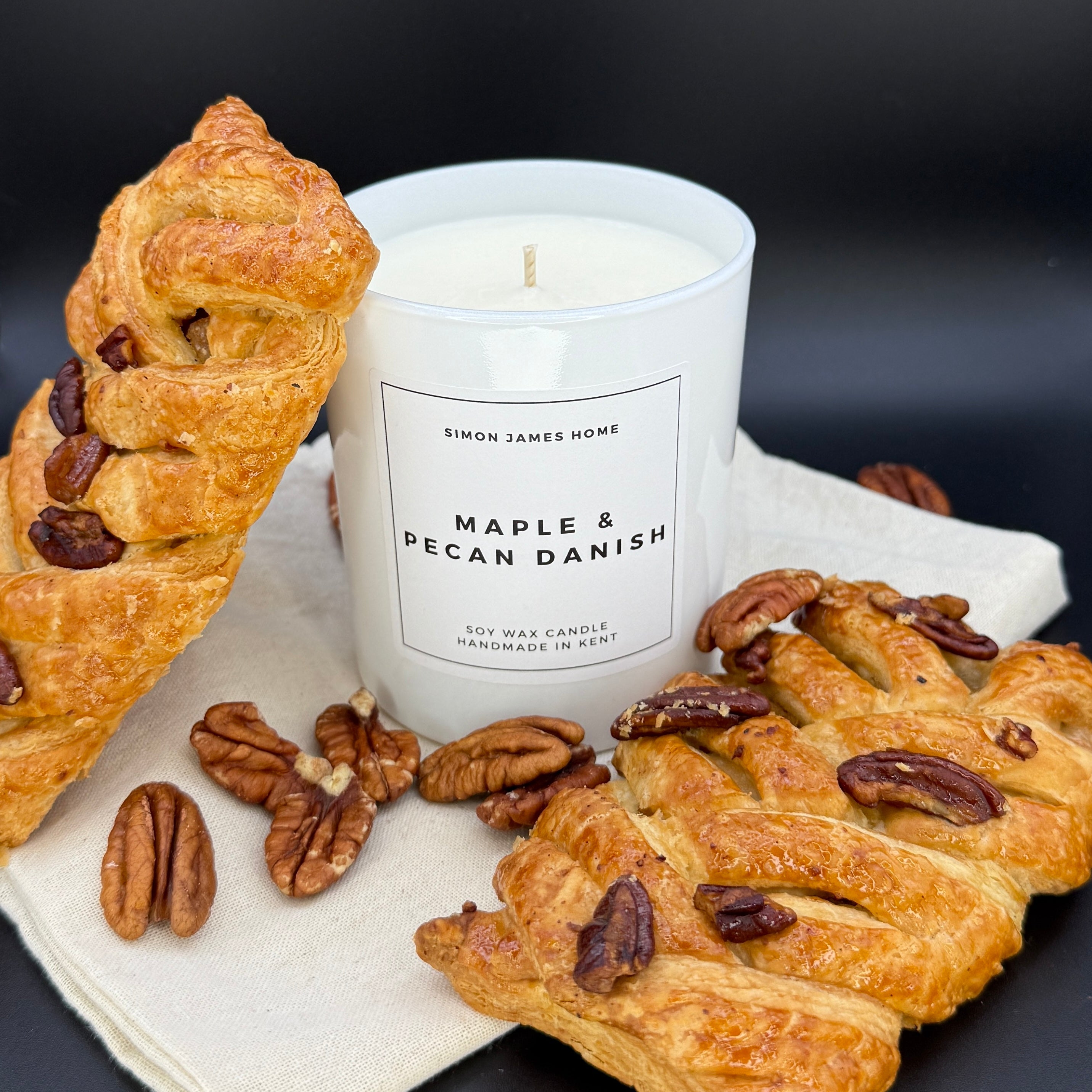 Maple & Pecan Danish Handmade Soy Wax Candle