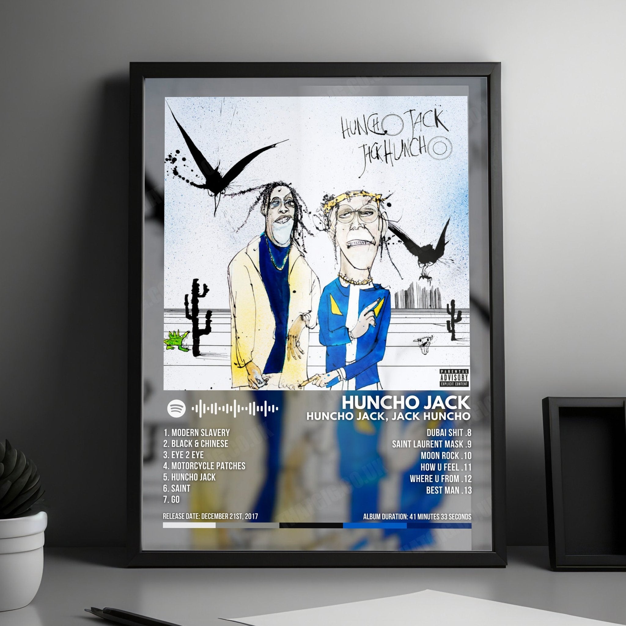 Huncho Jack "Huncho Jack, Jack Huncho" Album Cover Poster - with Complete Tracklist