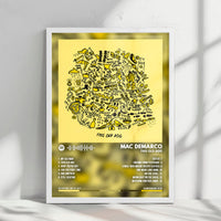 Mac DeMarco "This Old Dog" Album Cover Poster - with Complete Tracklist
