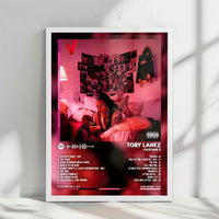 Tory Lanez "Chixtape 5" Album Cover Poster - with Complete Tracklist