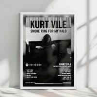 Kurt Vile "Smoke Ring for My Halo" Album Cover Poster - with Complete Tracklist