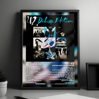 U2 "Achtung Baby" Album Cover Poster - with Complete Tracklist