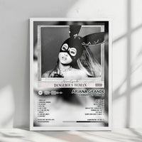 Ariana Grande "Dangerous Woman" Album Cover Poster - with Complete Tracklist