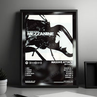 Massive Attack "Mezzanine" Album Cover Poster - with Complete Tracklist