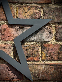Rustic Metal Star Garden Decoration