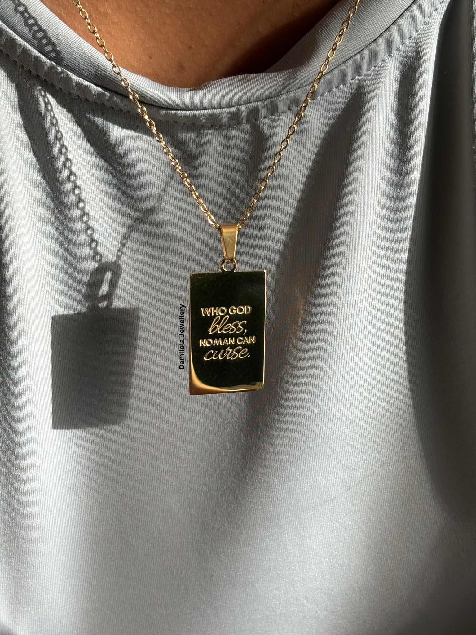 ‘You are not alone’ Necklace - Gold/Silver - Double Sided