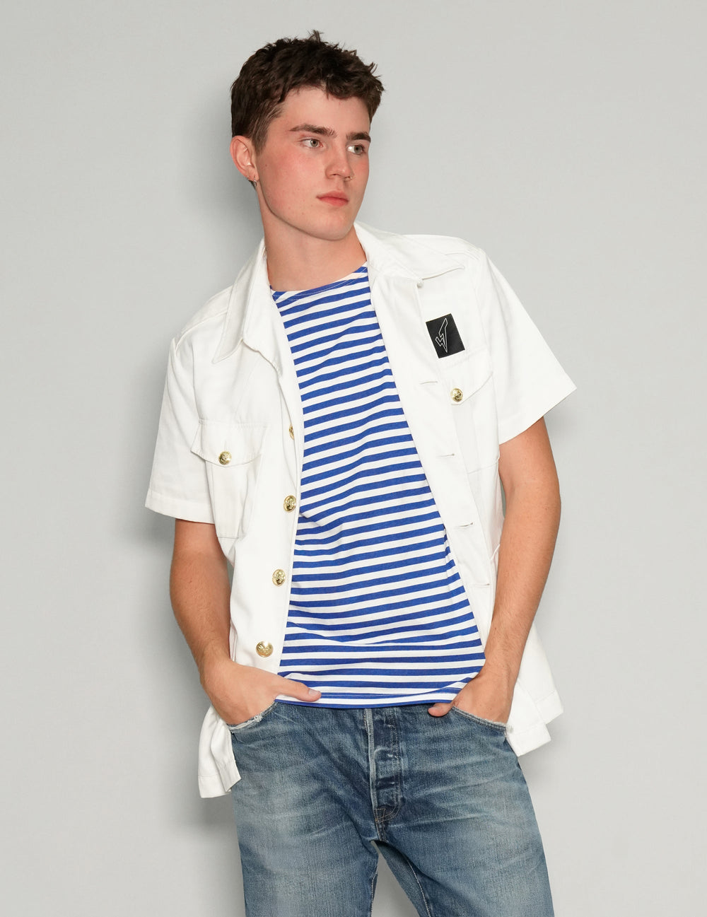 Officers Tropical Dress Shirt