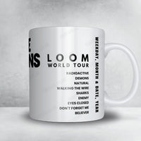 Imagine Dragons Setlist Mug - The Pavilion at Star Lake, Burgettstown - August 14th, 2024