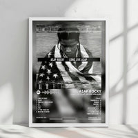 A$AP Rocky "Long.Live.A$AP" Album Cover Poster - with Complete Tracklist