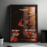 Half Moon Run "Dark Eyes" Album Cover Poster - with Complete Tracklist