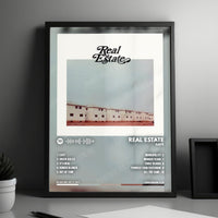 Real Estate "Days" Album Cover Poster - with Complete Tracklist