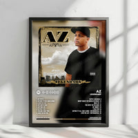AZ "Legendary" Album Cover Poster - with Complete Tracklist