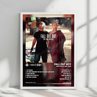 Fall Out Boy "Save Rock and Roll  " Album Cover Poster - with Complete Tracklist