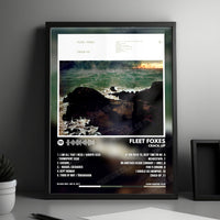 Fleet Foxes "Crack-Up" Album Cover Poster - with Complete Tracklist