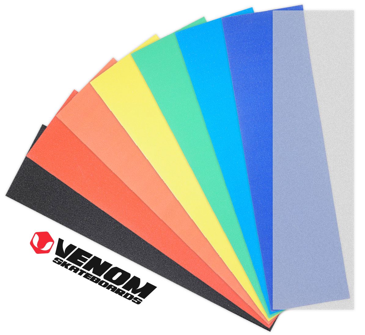 Venom Professional Grade Skateboard Griptape 9" x 33" - Orange