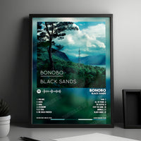 Bonobo "Black Sands" Album Cover Poster - with Complete Tracklist